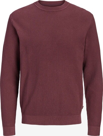 Jack & Jones Jprblustanley Knit Crew Neck Bf Ln TAWNY PORT M