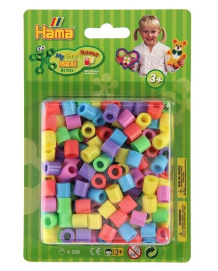 Hama String Beads Maxi Pastel Mix 50 250 pcs. Hama String Beads Maxi Pastel Mix 50 250 pcs.
