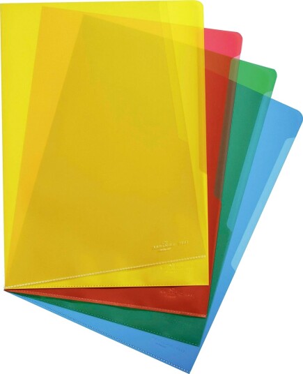 Durable Plastlommer A4 0,12mm 100 stk assorterte farger