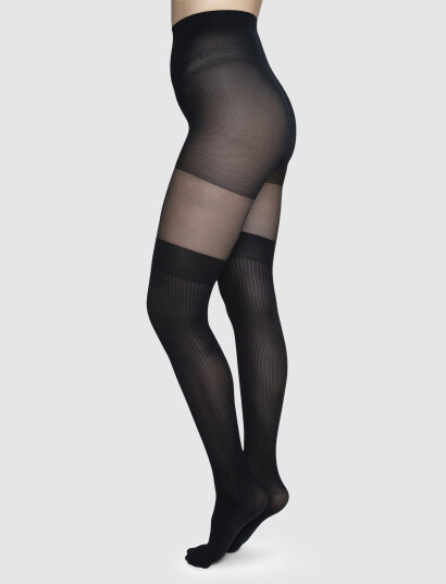 Swedish Stockings Dagmar Over-Knee Tights 20/80 Den - Black - S Swedish Stockings Dagmar Over-Knee Tights 20/80 Den - Black - S