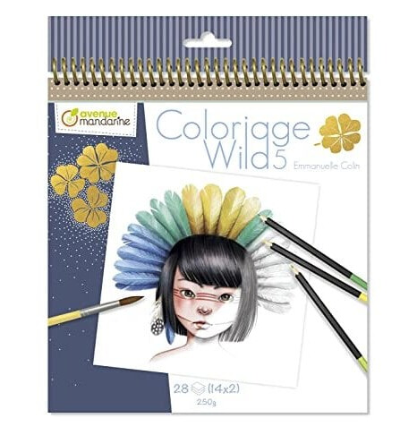 Avenue Mandarine Emmanuelle Colin Colouring book Wild 5 Avenue Mandarine Emmanuelle Colin Colouring book Wild 5