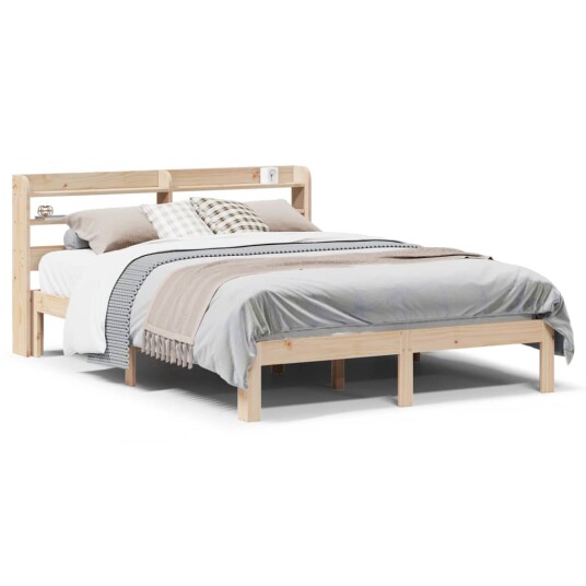  Sengeramme med hodegavl 160x200 cm heltre furu 3306792