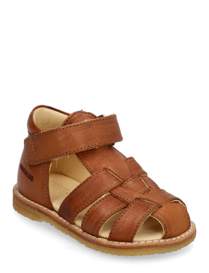 Angulus Begyndersandal M. Velcro Cognac 25