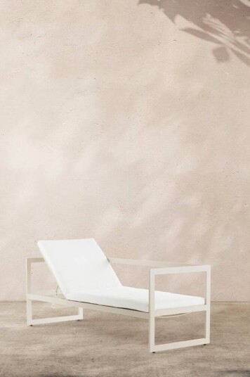 Jotex ALASSIO solseng/sofa - rygg venstre Beige/hvit pute 1508410-03-0 1508410-05-0 Jotex ALASSIO solseng/sofa - rygg venstre Beige/hvit pute 1508410-03-0 1508410-05-0