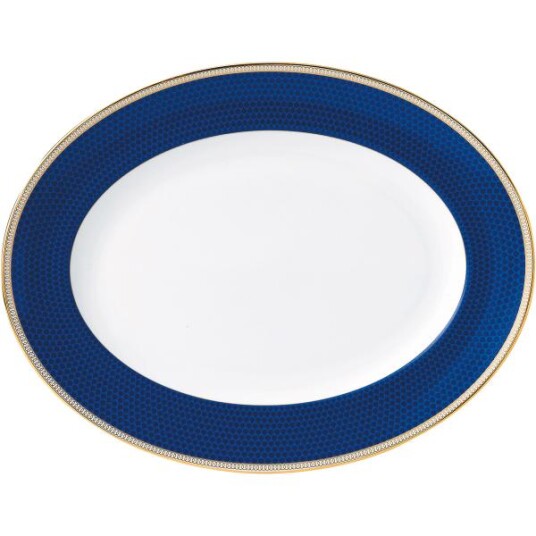 Wedgwood Hibiscus ovalt fat 35 cm