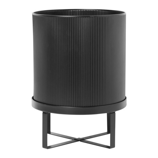ferm LIVING Bau krukke large Ø28 cm Svart ferm LIVING Bau krukke large Ø28 cm Svart