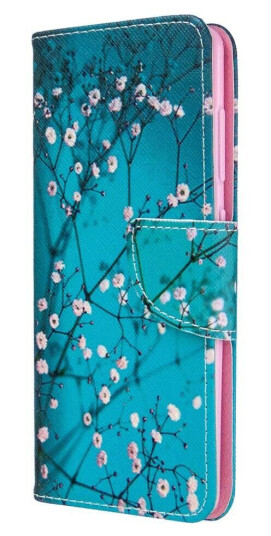 INCOVER Samsung Galaxy A41 Skinndeksel med Lommebok - Tre med blomster