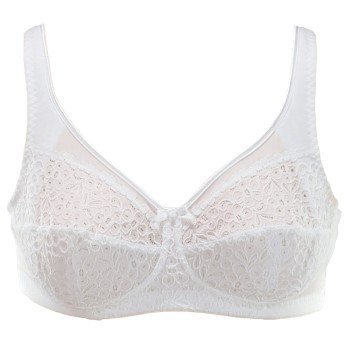 Damella BH Classic Soft Lace Bra Hvit B 85 Dame Damella BH Classic Soft Lace Bra Hvit B 85 Dame