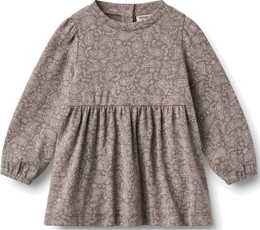 Wheat Jersey Dress L/S Eliane Purple PLUM PAISLEY 62
