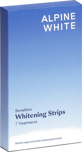 ALPINE WHITE Whitening & Care Whitening Strips Sensitive 14 pcs