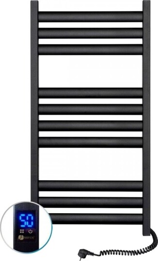 El. Håndkletørker Navin Ellipse 500*1000 Sensor Svart 12 245053 5010