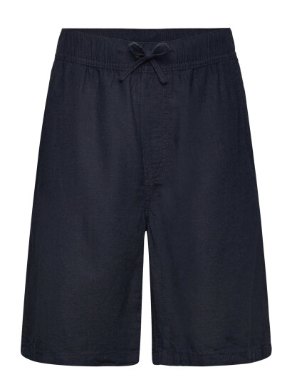 Lindex Shorts Linen Blend Navy 140