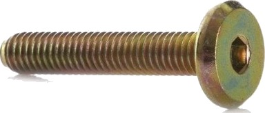 Erko Møbelbolt M6x35 Gul 20 Stk.