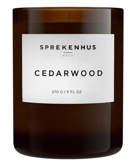 Sprekenhus Cedarwood Fragranced Candle Duftlys Hvit female Sprekenhus Cedarwood Fragranced Candle Duftlys Hvit female