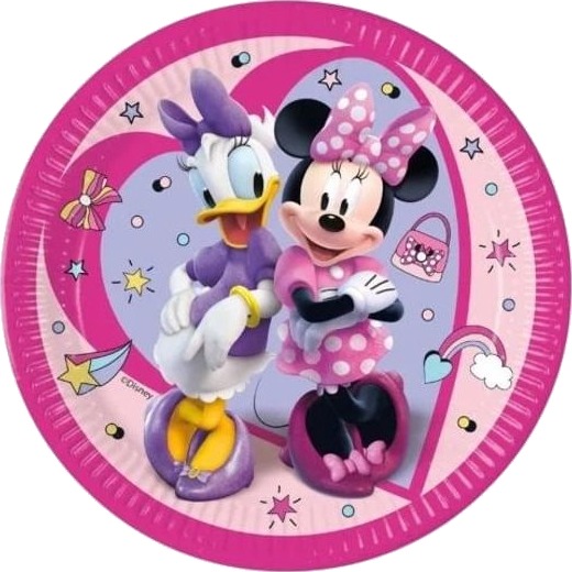Godan Papirtallerkener Minnie Junior 23Cm 8Stk