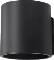 Vegg lampe ORBIS 1 svart