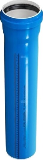 Magnaplast Avløpsrør Udbem 160X4,9X1000 Ultra Db Lav Støy Blå