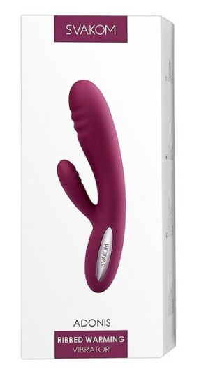 Svakom Adonis Oppladbar Warming Rabbitvibrator - Lilla