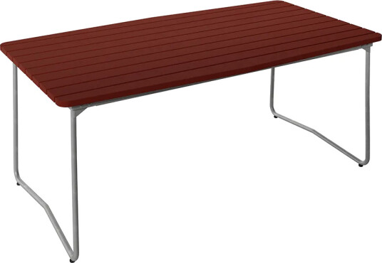 Grythyttan Stålmöbler B31 bord 170 cm Mørkerød / Varmgalvanisert Grythyttan Stålmöbler B31 bord 170 cm Mørkerød / Varmgalvanisert