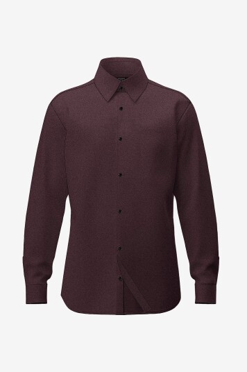 Jack & Jones Skjorte jprBlaparker Melange L/S Shirt BF S Rød