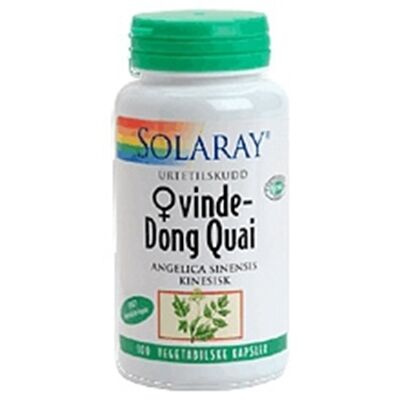 Solaray Qvinde Dong Quai Solaray Qvinde Dong Quai