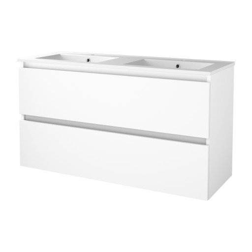 Sanibell Basicline møbelpakke, 120x46 cm, hvithøyglans