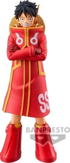 Northix One Piece Grandline Series Monkey D Luffy figur 16 cm samleobjekt