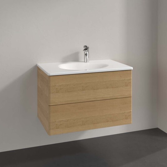 Villeroy & Boch  Antao Servantskap med 2 skuffer 78,8x49,6x50,4 cm m/lys Eik