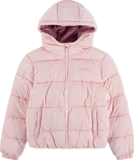 Levis Shiny HVWT Puffer Jakke  Crystal Rose  Glansfull Finish (128 / 8 år)