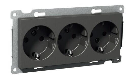 Schneider Electric Exxact Stikkontakt 3-veis, 16 A, skruetilkobling