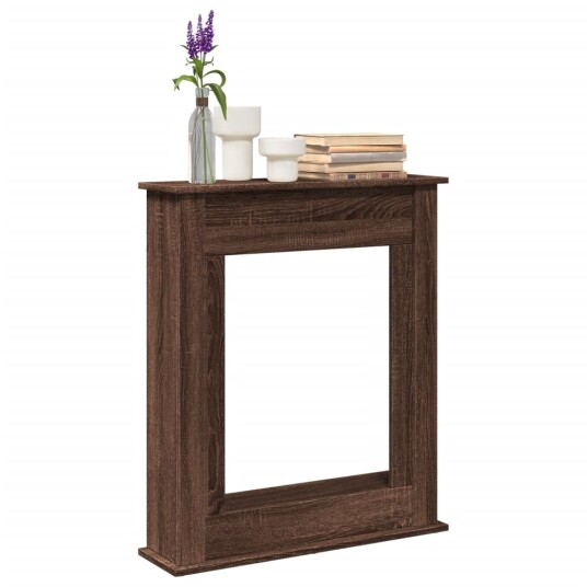  Brun Eik 75x20x87,5cm Konstruert Tre