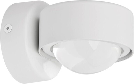 Lindby veggspotlight Jyla hvit 3000 K ned linse