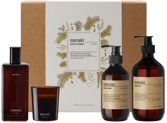 Meraki gavesett adventskalender Dark wood Northern dawn