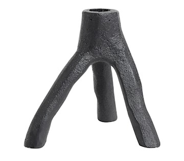 Muubs Aion Lysestake i Støpejern - Svart, 13,4 cm Muubs Aion Lysestake i Støpejern - Svart, 13,4 cm