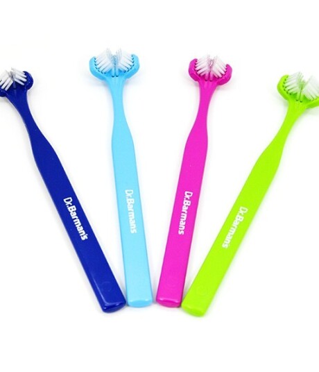 Dr. Barman"s 3-sidig SuperBrush Tannbørste - Junior LILLA