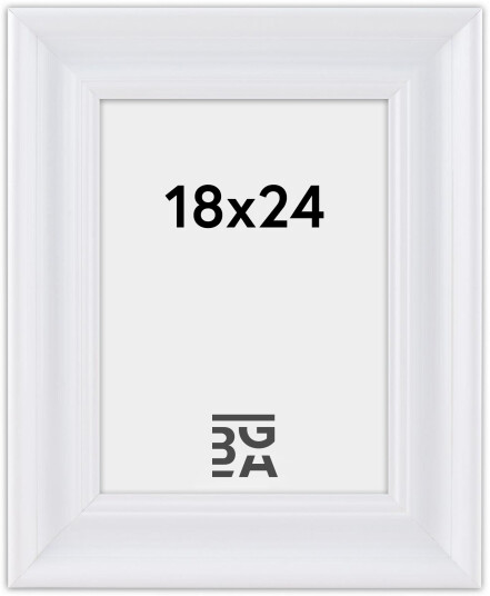 Focus Ramme Charleston Hvit 18x24 Cm