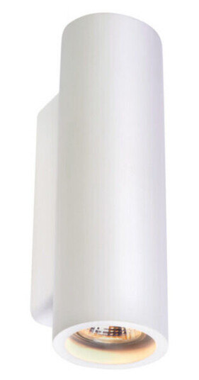 SLV Plastra Tube Vegglampe GU10 Hvit Gips - 90822 SLV Plastra Tube Vegglampe GU10 Hvit Gips - 90822