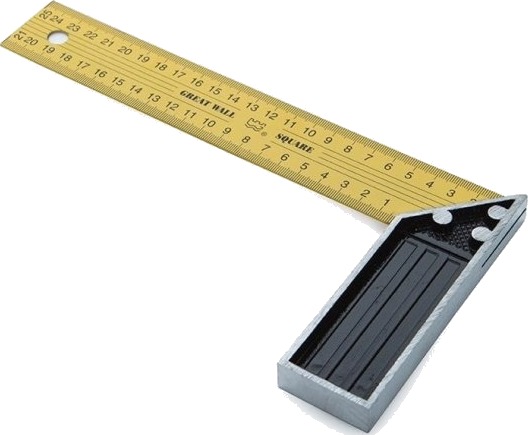 Techniflex Firkantlinjal Square Rule Gws-25B 250 Mm (60)