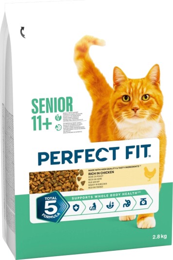 Perfect Fit Tørrfôr Senior 11+ Rik På Kylling 2 X 2.8 kg Perfect Fit Tørrfôr Senior 11+ Rik På Kylling 2 X 2.8 kg
