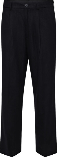 Selected Slm220-Loose Finn Wool Blend Pant - Grey - L