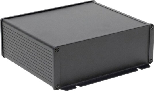 Hammond Electronics 1457U1602ebk Universal Kapsling 160 X 165 X 55 Mm Aluminium Sort 1 Stk