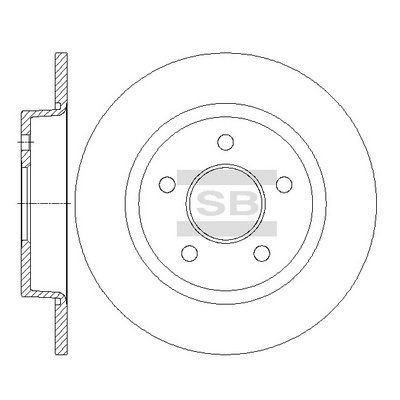 Bremseskive Hi-Q SD5307 Bremseskive Hi-Q SD5307