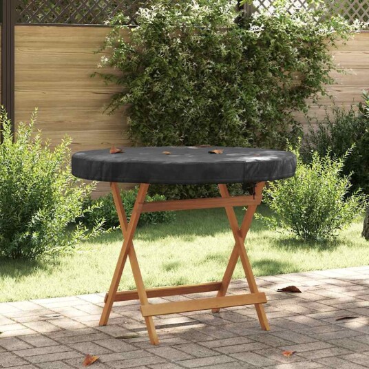  Utendørs Bordtrekk Svart 102 x 102 x 10 cm 210D stoff