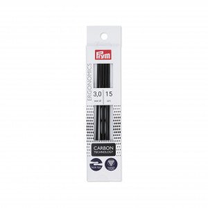 Prym Ergonomics Strømpepinne Carbon 15cm 3,00mm