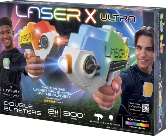 Laser X Ultra Double Blasters Lasertagsett - 2 Spillere