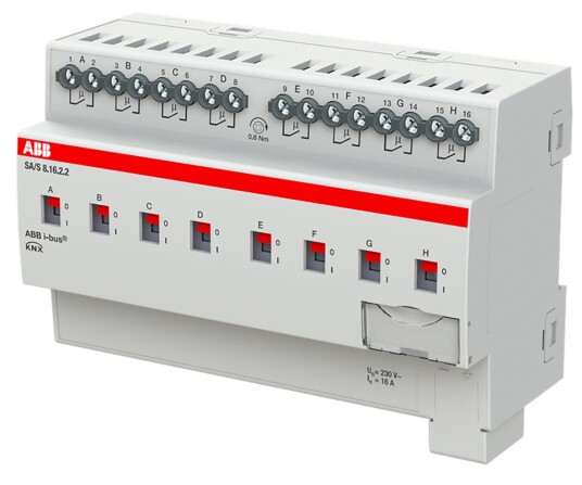 ABB 2CDG110263R0011 Bryteraktuator KNX 230V 16 A Maks. antall omkoblingskontakter: 8 Elfordeling & strømforsyning