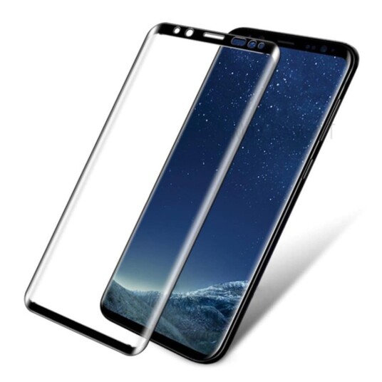 Samsung 2-Pack Skärmskydd Samsung Galaxy S8 - Heltäckande Glas Svart
