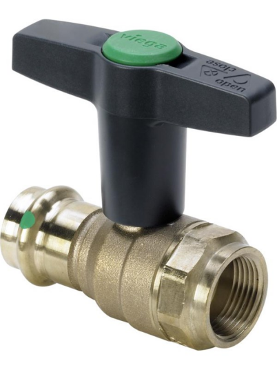 Viega Easytop ball valve 28 mm x 1 Viega Easytop ball valve 28 mm x 1