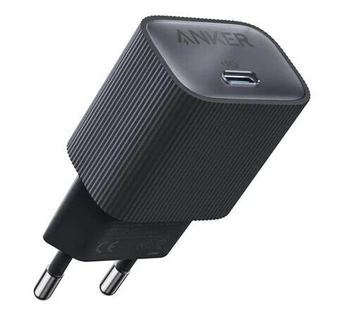 Anker 511 Nano 30W USB-C Strømadapter - Sort Anker 511 Nano 30W USB-C Strømadapter - Sort