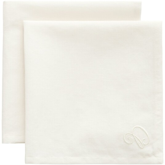Decotique Sienna Serviett 45x45 cm 2 pk Hvit